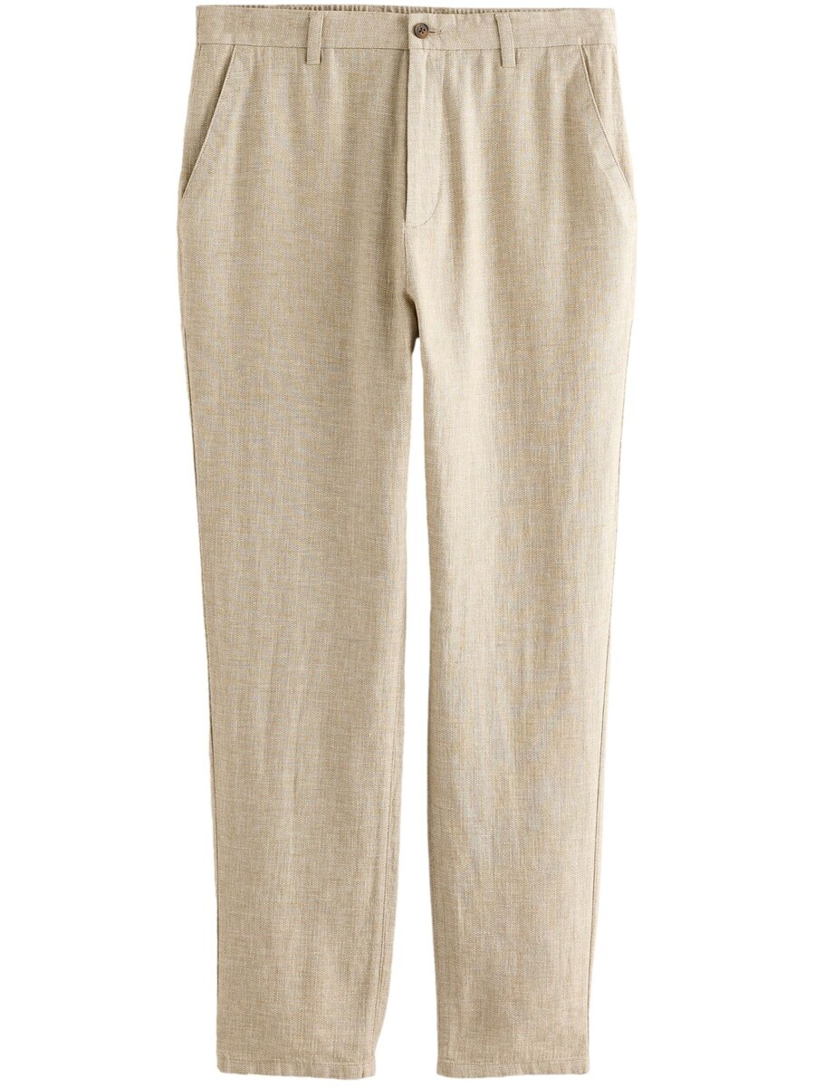 Обычные брюки Next, бежевый 
Обычные брюки Next, бежевый