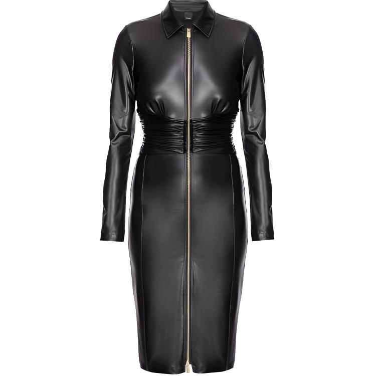 PINKO Длинное платье с рукавами женское черное
PINKO Длинное платье с рукавами женское черное