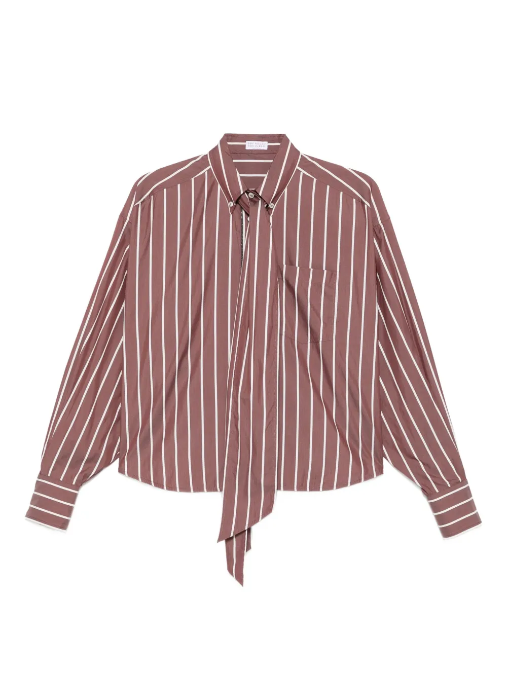 Полосатый топ с завязкой на шее Brunello Cucinelli, красный
Полосатый топ с завязкой на шее Brunello Cucinelli, красный