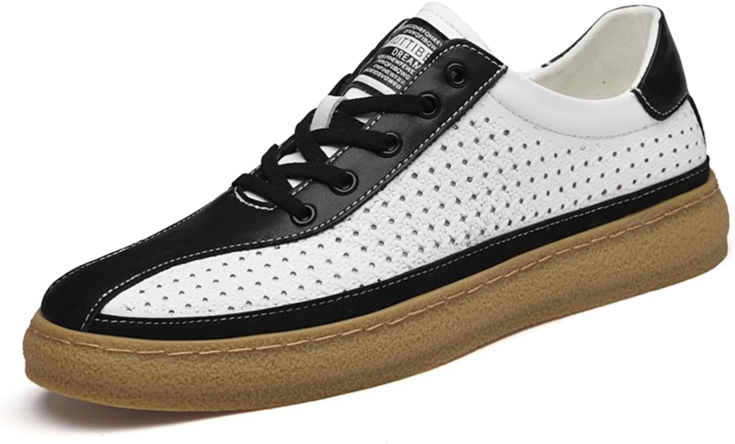 Мужские модные кроссовки из кожи, мужские повседневные кроссовки, стильные ретро бизнес-казуальные туфли для мужчин Abborora, черный
Мужские модные кроссовки из кожи, мужские повседневные кроссовки, стильные ретро бизнес-казуальные туфли для мужчин Abborora, черный