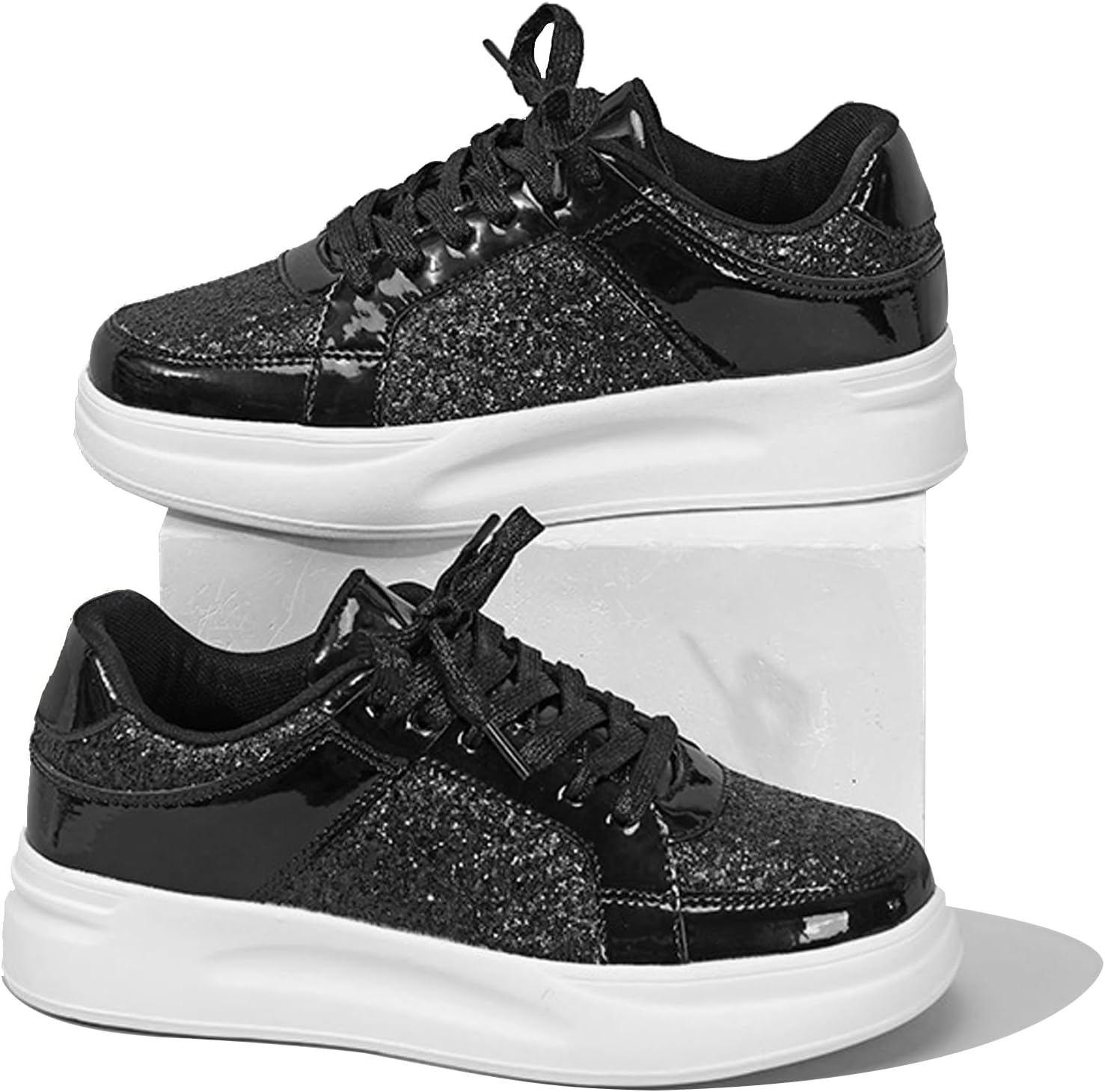 Женские кроссовки на платформе, комфортные летние кроссовки для женщин, классические нескользящие блестящие кроссовки на шнуровке на танкетке, мужские и женские блестящие теннисные кроссовки (Размер: 4, Цвет: Розовое золото) Weryuico
Женские кроссовки на платформе, комфортные летние кроссовки для женщин, классические нескользящие блестящие кроссовки на шнуровке на танкетке, мужские и женские блестящие теннисные кроссовки (Размер: 4, Цвет: Розовое золото) Weryuico