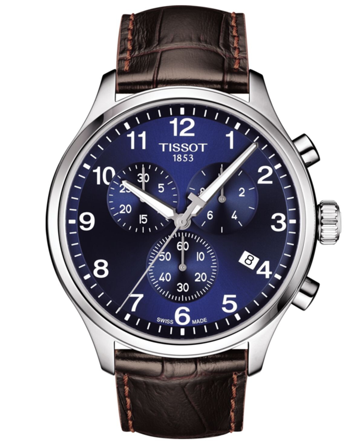 Мужские швейцарские часы с хронографом Chrono XL Classic T-Sport коричневого кожаного ремешка 45 мм Tissot
Мужские швейцарские часы с хронографом Chrono XL Classic T-Sport коричневого кожаного ремешка 45 мм Tissot