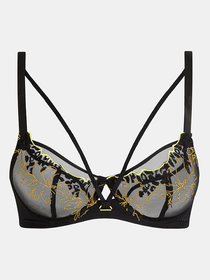 Бюстгальтер-спейсер черного/горчичного цвета Chantelle
Бюстгальтер-спейсер черного/горчичного цвета Chantelle