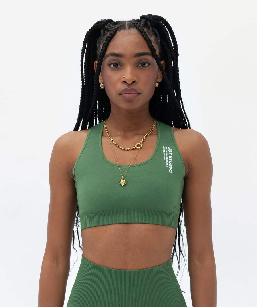 JOY STUDIO Бесшовный спортивный бюстгальтер Super Strong – зеленый
JOY STUDIO Бесшовный спортивный бюстгальтер Super Strong – зеленый