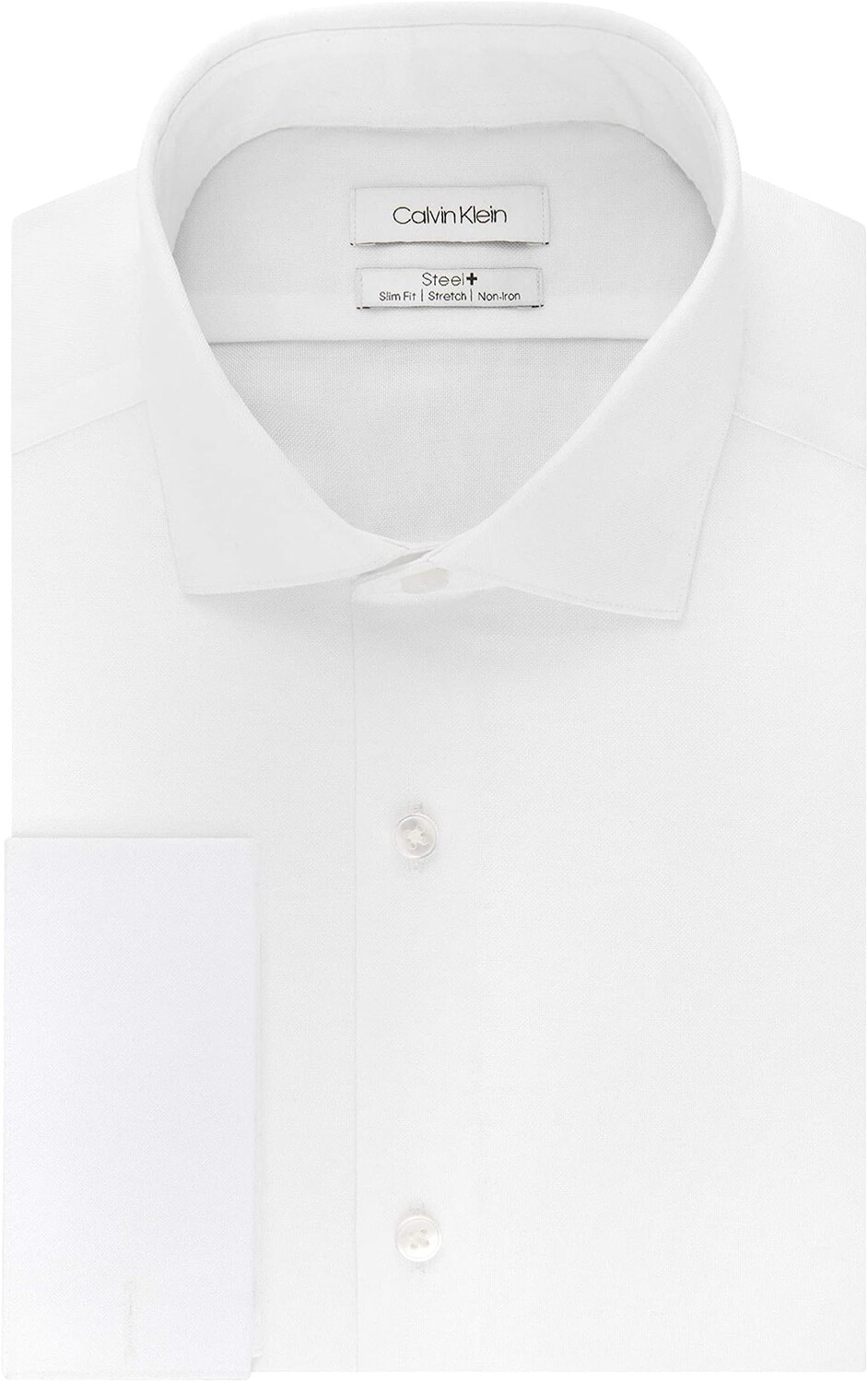 Мужская классическая рубашка Slim Fit без железа, эластичная однотонная французская манжета Calvin Klein, белый
Мужская классическая рубашка Slim Fit без железа, эластичная однотонная французская манжета Calvin Klein, белый
