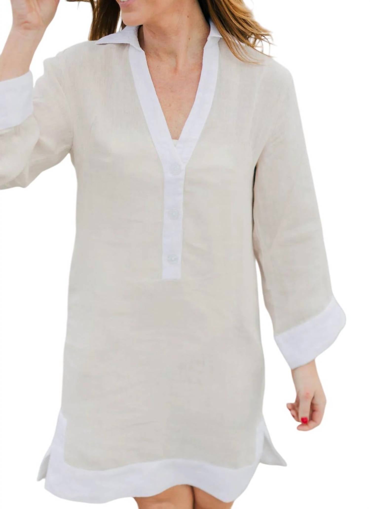 Фэрфилд туник платье в экрю Navybleu, Ecru
Фэрфилд туник платье в экрю Navybleu, Ecru