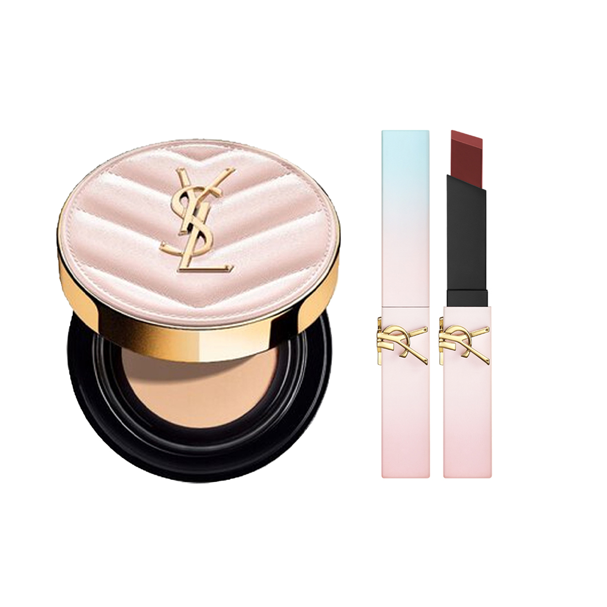 SAINT LAURENT Little Gold Bar Limited Edition Air Cushion тональный крем легко растушевывается 12g+2.2g
SAINT LAURENT Little Gold Bar Limited Edition Air Cushion тональный крем легко растушевывается 12g+2.2g