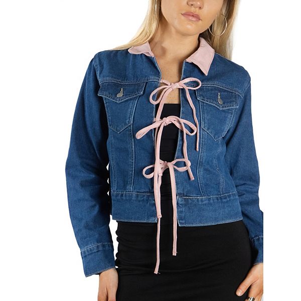Джинсовка с тройной контрастной застежкой Jess By Meiko, Medium Denim Blue Pink
Джинсовка с тройной контрастной застежкой Jess By Meiko, Medium Denim Blue Pink