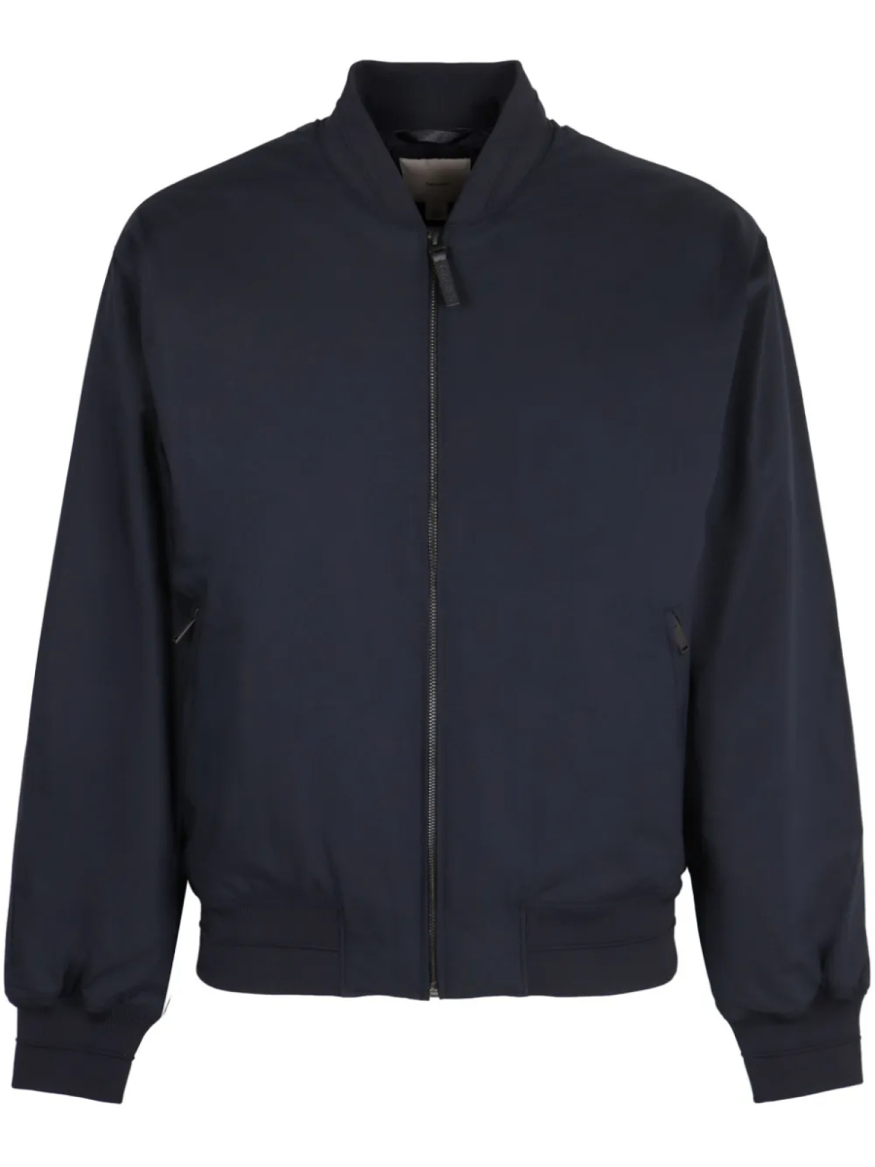 Бомбер на кнопках Calvin Klein, синий 
Бомбер на кнопках Calvin Klein, синий