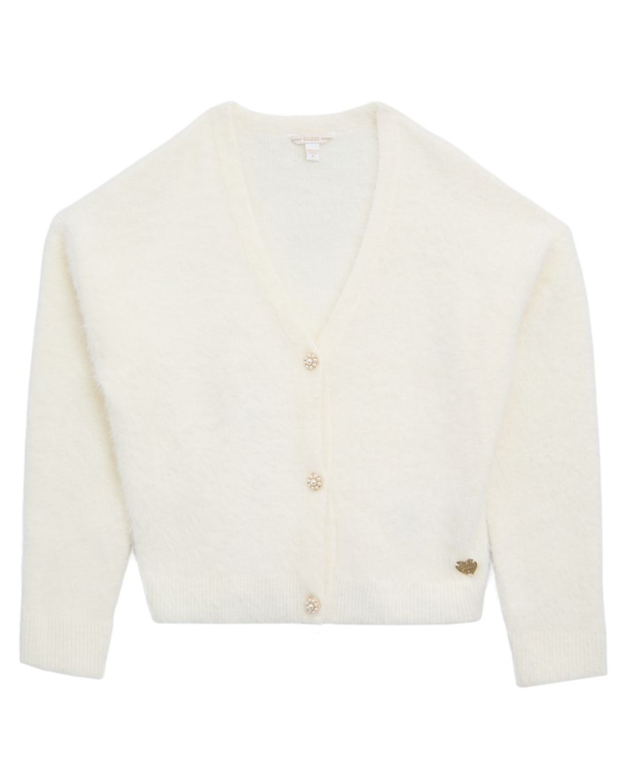Кардиган с длинными рукавами для девочек 7-16 лет GUESS, Off White
Кардиган с длинными рукавами для девочек 7-16 лет GUESS, Off White