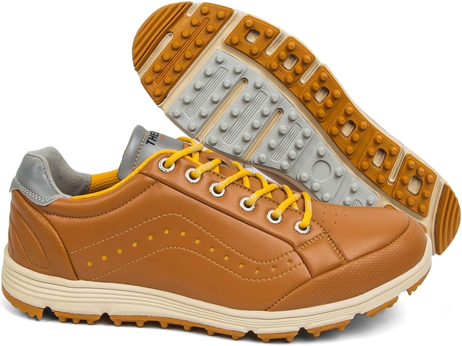 Мужские гольф обувь профессиональная водонепроницаемая кожаная спортивная обувь для гольфа мужская для ходьбы - кроссовки для гольфа для мужчин Addallan, желтый
Мужские гольф обувь профессиональная водонепроницаемая кожаная спортивная обувь для гольфа мужская для ходьбы - кроссовки для гольфа для мужчин Addallan, желтый