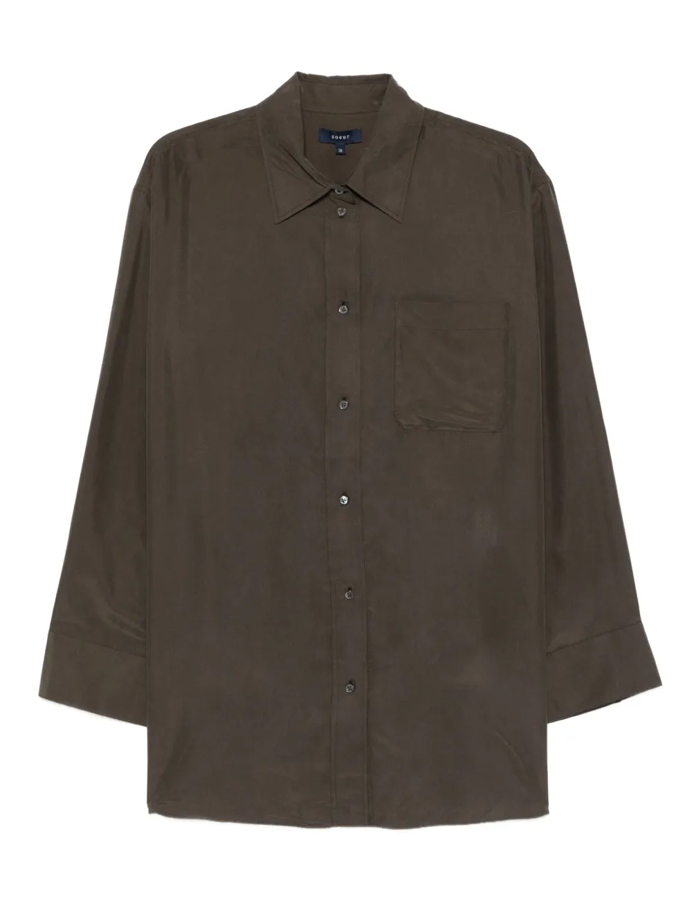 Рубашка с карманом Soeur, зеленый
Рубашка с карманом Soeur, зеленый