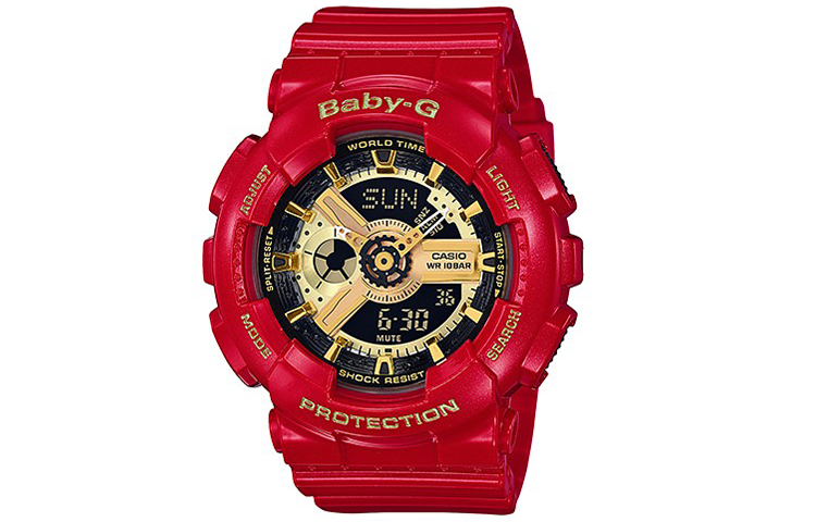 CASIO Часы Women's BABY-G Gold Watch BA-110VLA-4A
CASIO Часы Women's BABY-G Gold Watch BA-110VLA-4A