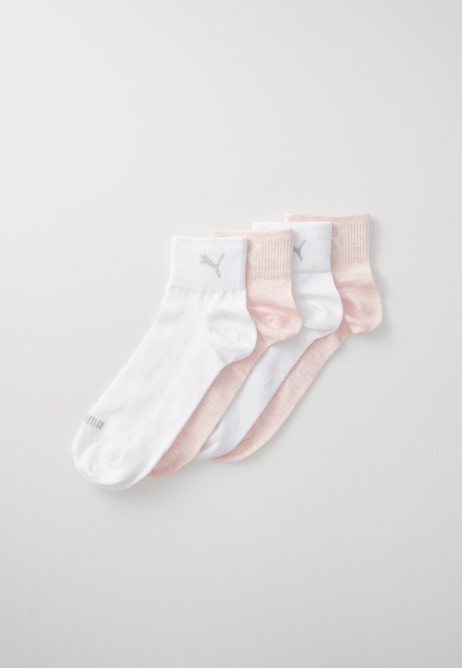 Носки Puma WOMEN QUARTER 4 PACK, White/Pink Melange/White
Носки Puma WOMEN QUARTER 4 PACK, White/Pink Melange/White