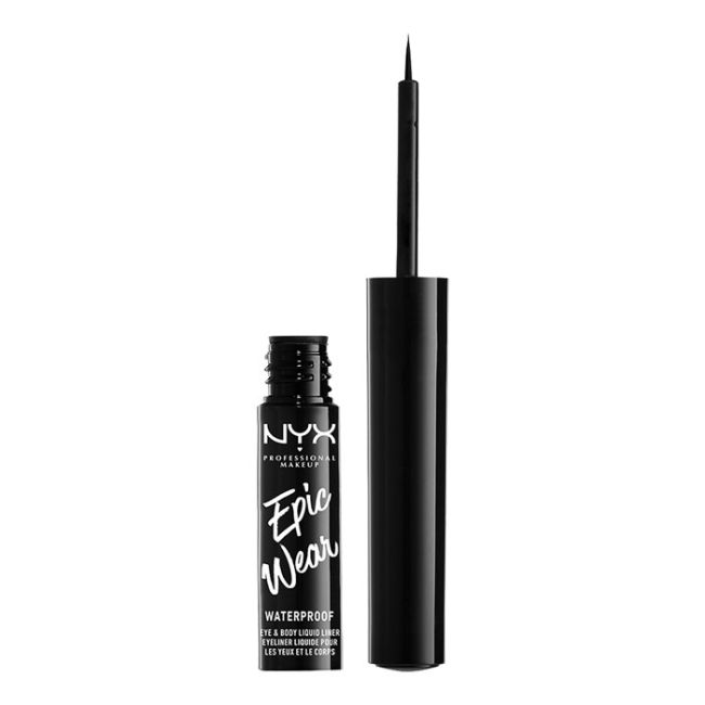 Водостойкая подводка для глаз и жидкость для боди-арта Nyx epic wear с ручкой NYX Professional Makeup, цвет ewspll01, 3,5 мл
Водостойкая подводка для глаз и жидкость для боди-арта Nyx epic wear с ручкой NYX Professional Makeup, цвет ewspll01, 3,5 мл