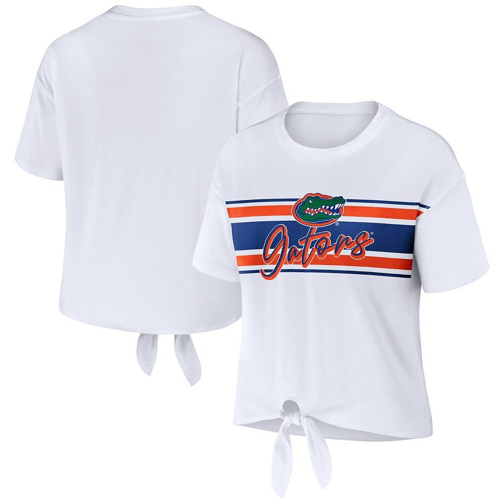 Женская WEAR by Erin Andrews Белая укороченная футболка в полоску с узлом Florida Gators спереди, цвет Fld White
Женская WEAR by Erin Andrews Белая укороченная футболка в полоску с узлом Florida Gators спереди, цвет Fld White