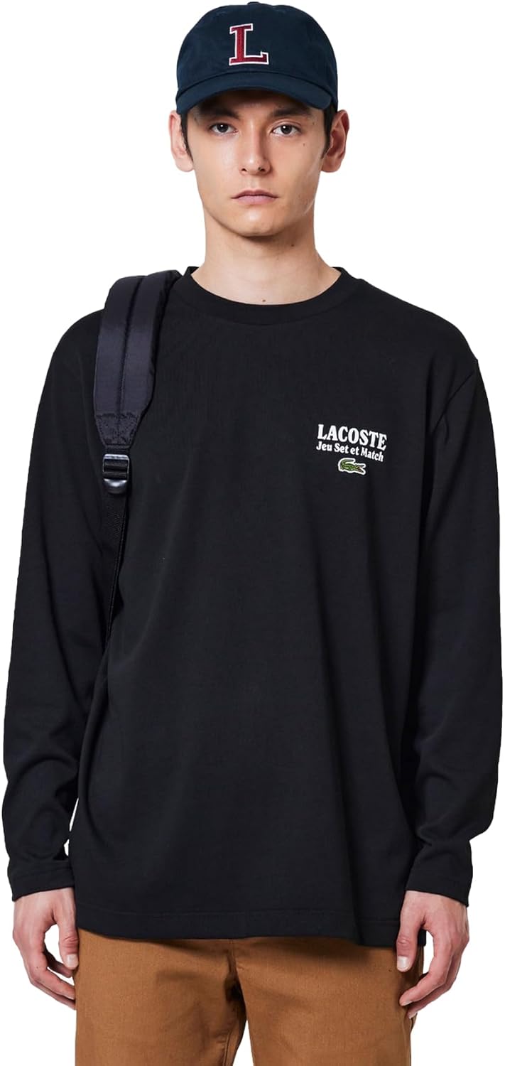 Мужская футболка с длинным рукавом Lacoste Game Set and Match, черный
Мужская футболка с длинным рукавом Lacoste Game Set and Match, черный