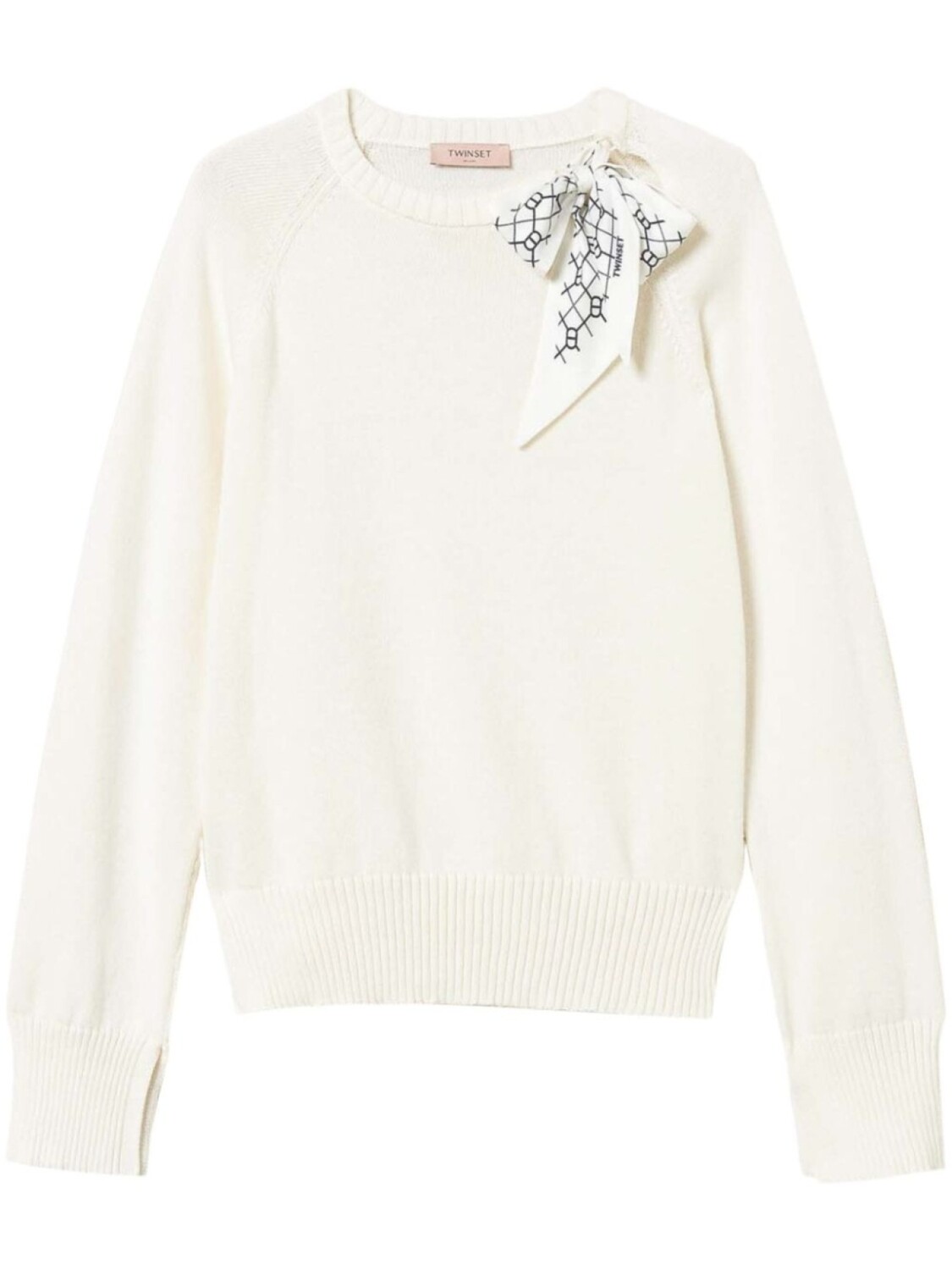 Джемпер TWINSET с шарфом, белый
Джемпер TWINSET с шарфом, белый