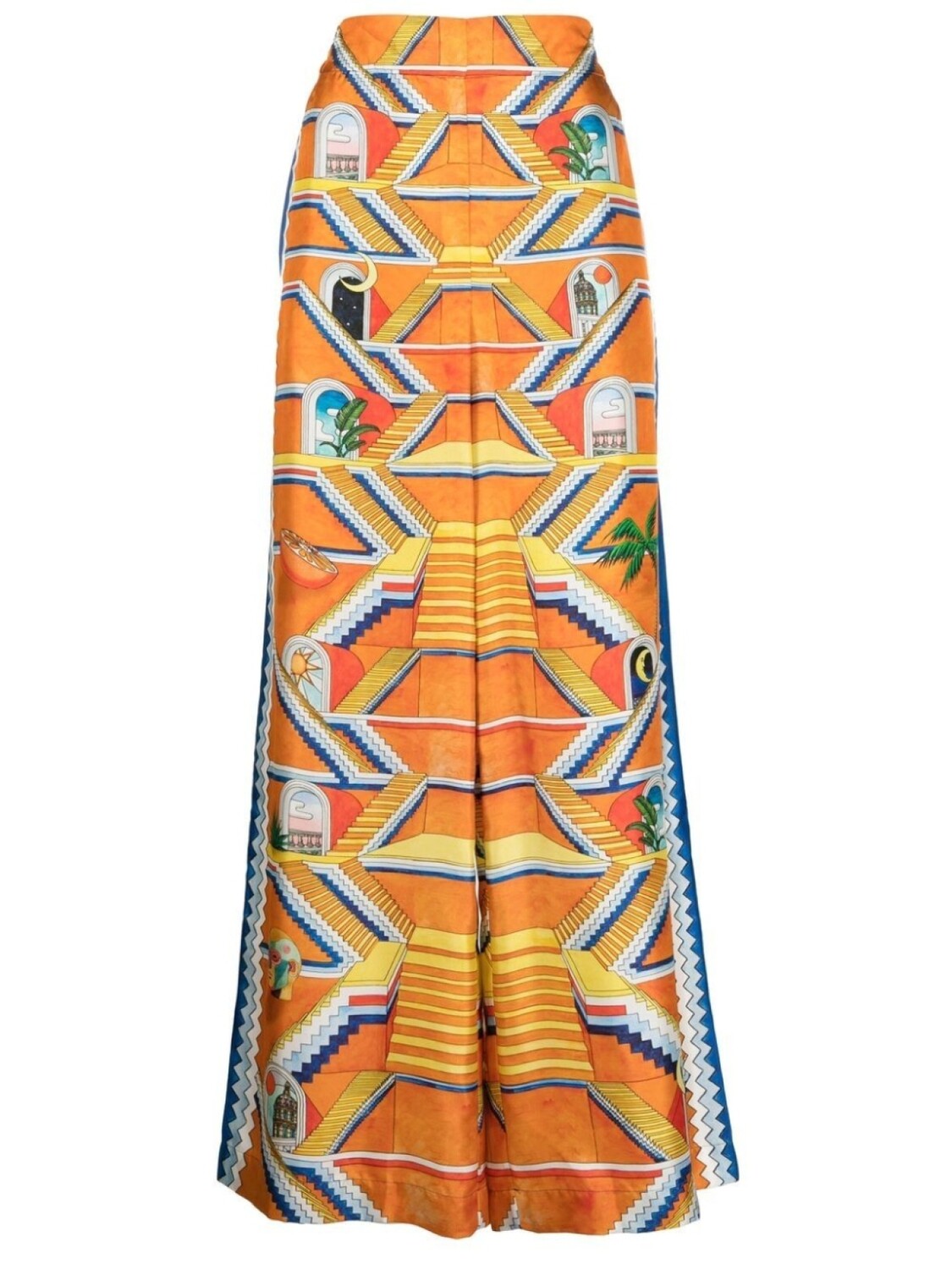 Casablanca широкие брюки с графичным принтом, оранжевый
Casablanca широкие брюки с графичным принтом, оранжевый