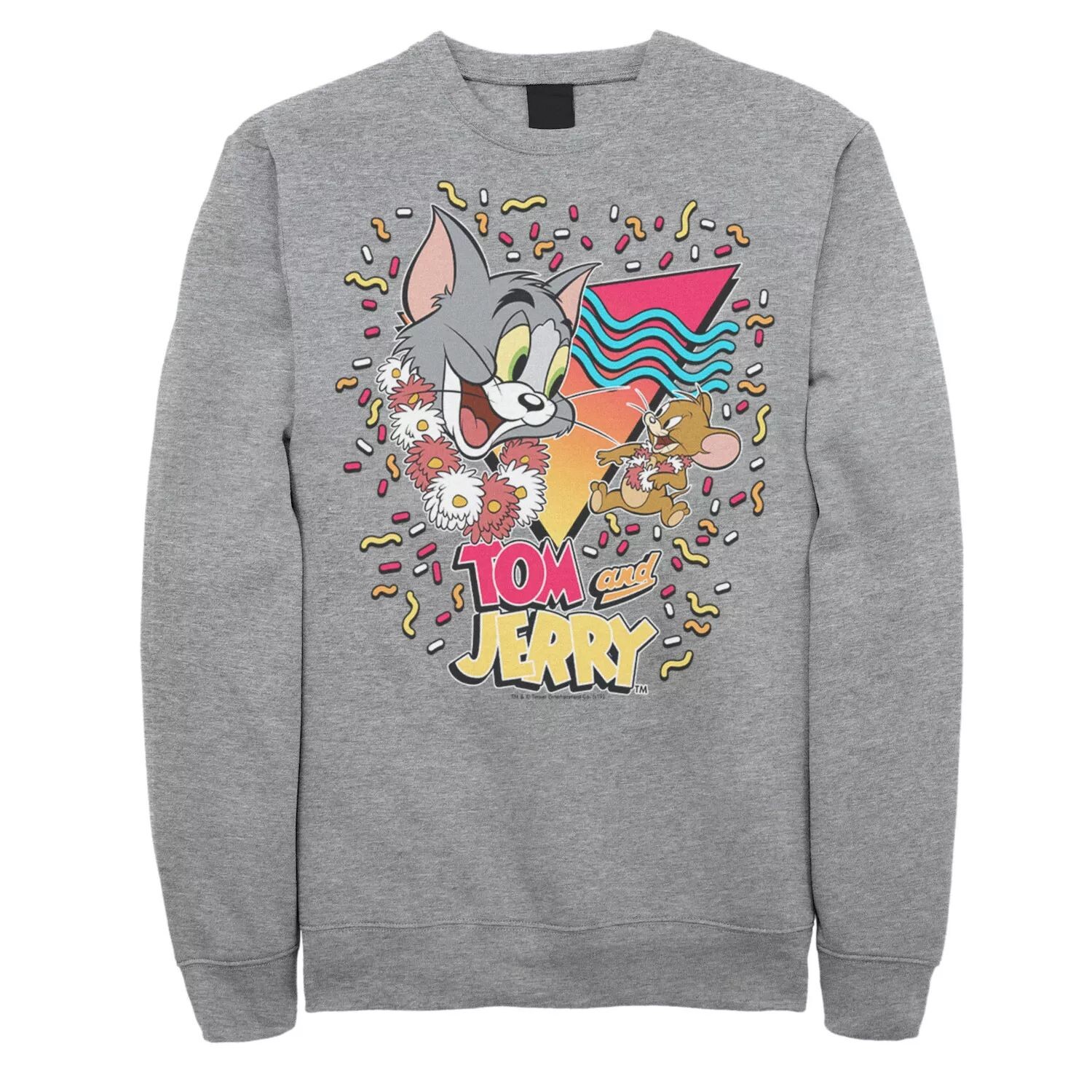 Мужской свитшот с логотипом Tom And Jerry 90-х годов с конфетти и портретом Licensed Character
Мужской свитшот с логотипом Tom And Jerry 90-х годов с конфетти и портретом Licensed Character