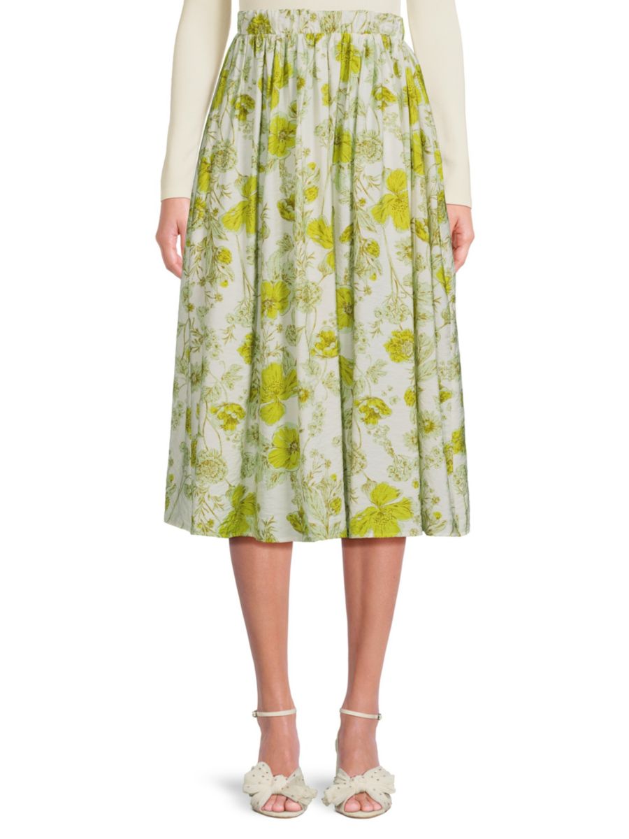 Юбка миди А-силуэта с цветочным принтом Renee C., цвет Sage
Юбка миди А-силуэта с цветочным принтом Renee C., цвет Sage