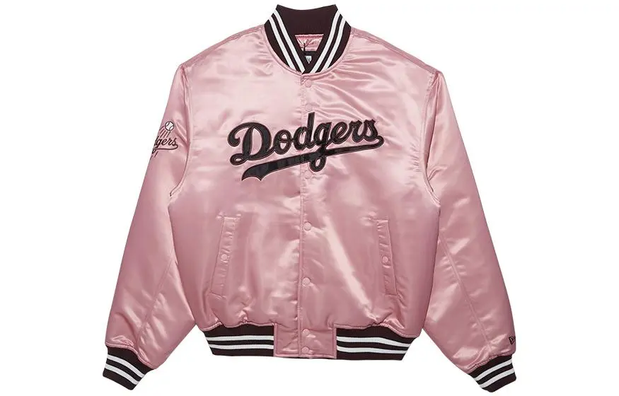 New Era Куртка бейсбольная унисекс розовая, Pink
New Era Куртка бейсбольная унисекс розовая, Pink