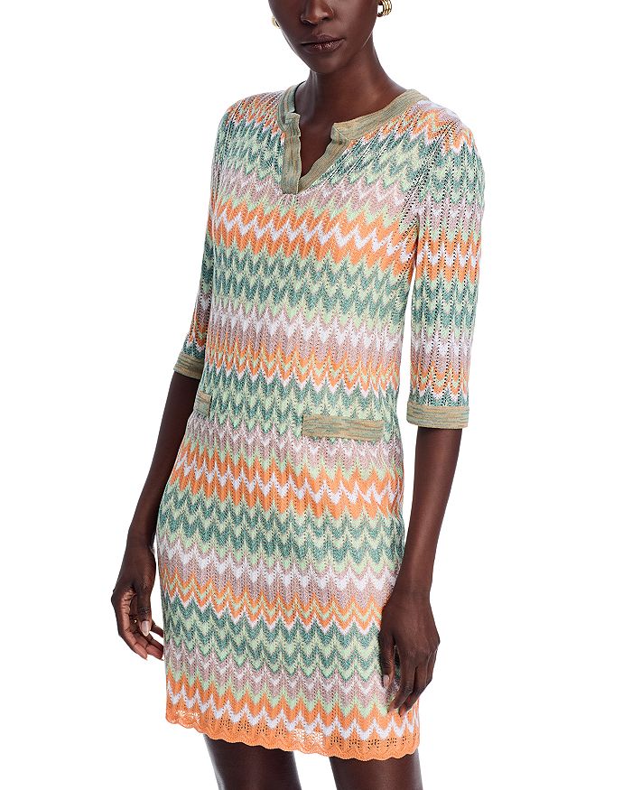 Трикотажное платье-рубашка Misook, зеленый
Трикотажное платье-рубашка Misook, зеленый