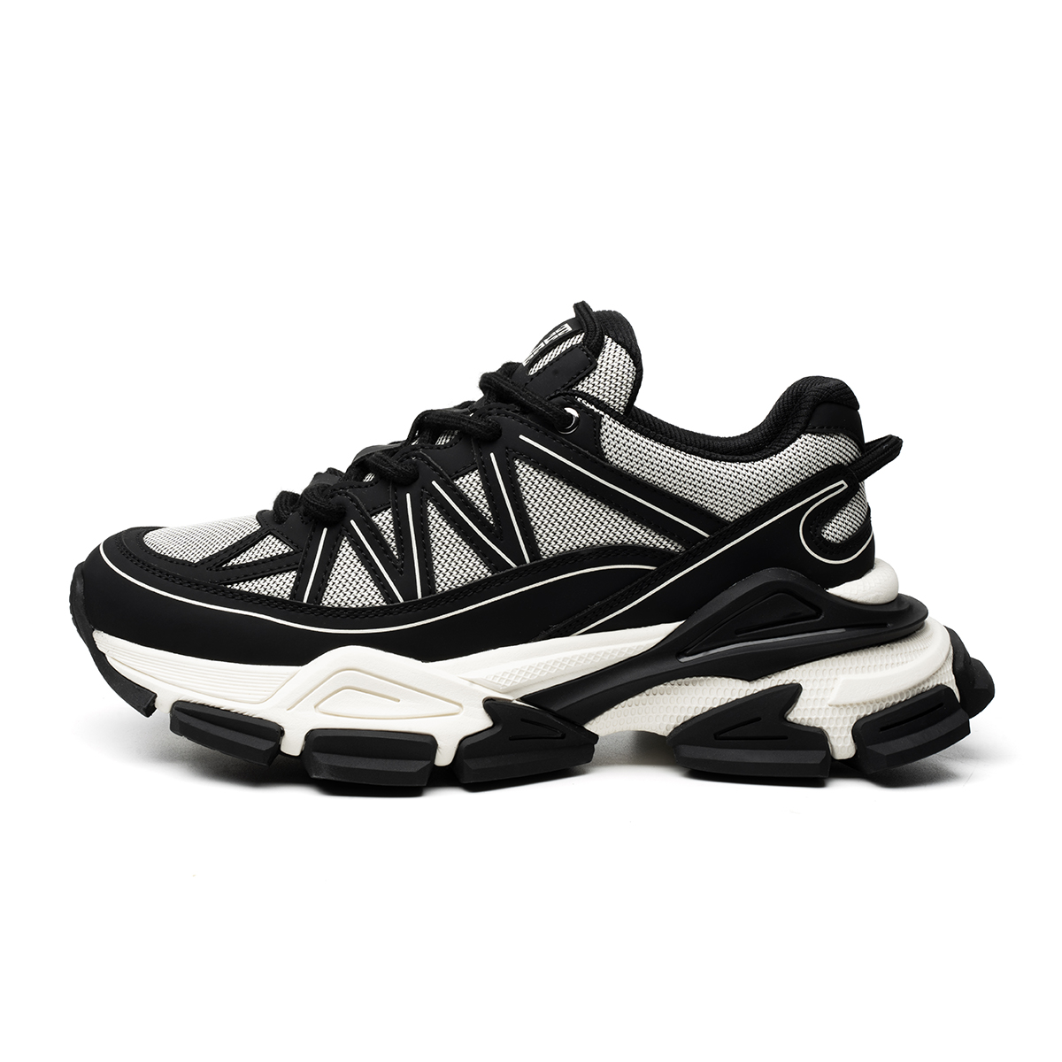 Дышащие низкие массивные кроссовки для мужчин FED, Black White
Дышащие низкие массивные кроссовки для мужчин FED, Black White