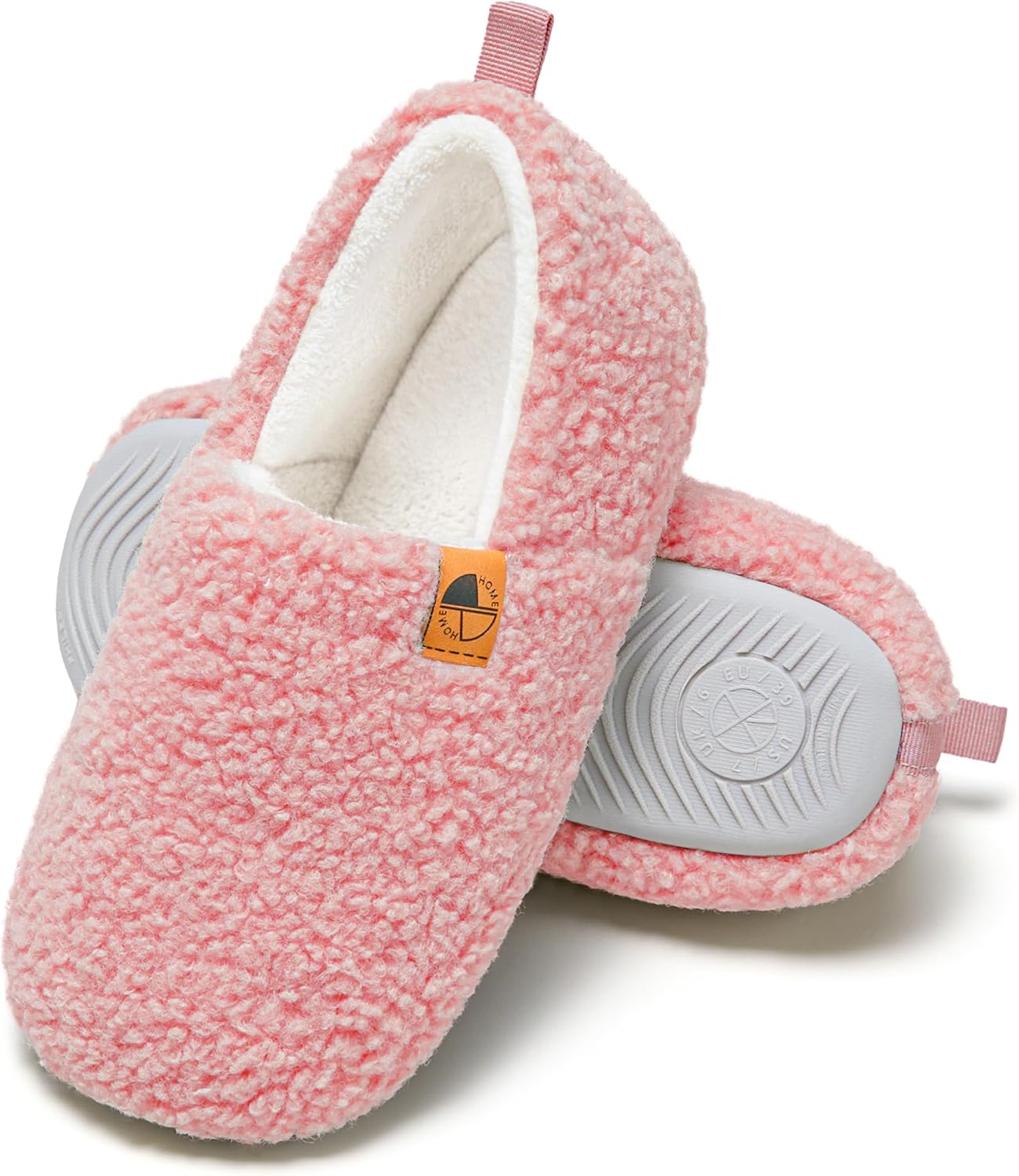 Домашние тапочки для женщин и мужчин, легкие, с эффектом памяти, теплые закрытые тапочки с мягким флисом для использования дома и на улице Fhilepon, розовый
Домашние тапочки для женщин и мужчин, легкие, с эффектом памяти, теплые закрытые тапочки с мягким флисом для использования дома и на улице Fhilepon, розовый