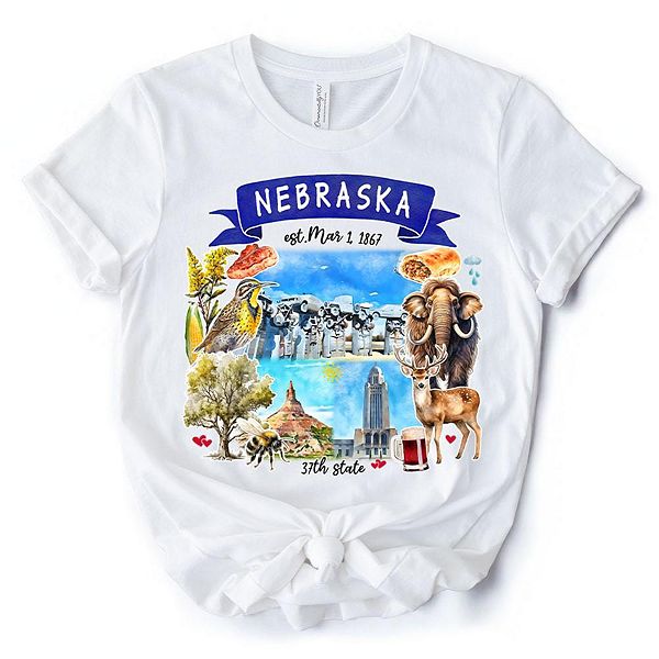 Футболка с тематикой и достопримечательностями штата Небраска Ornamentallyyou
Футболка с тематикой и достопримечательностями штата Небраска Ornamentallyyou