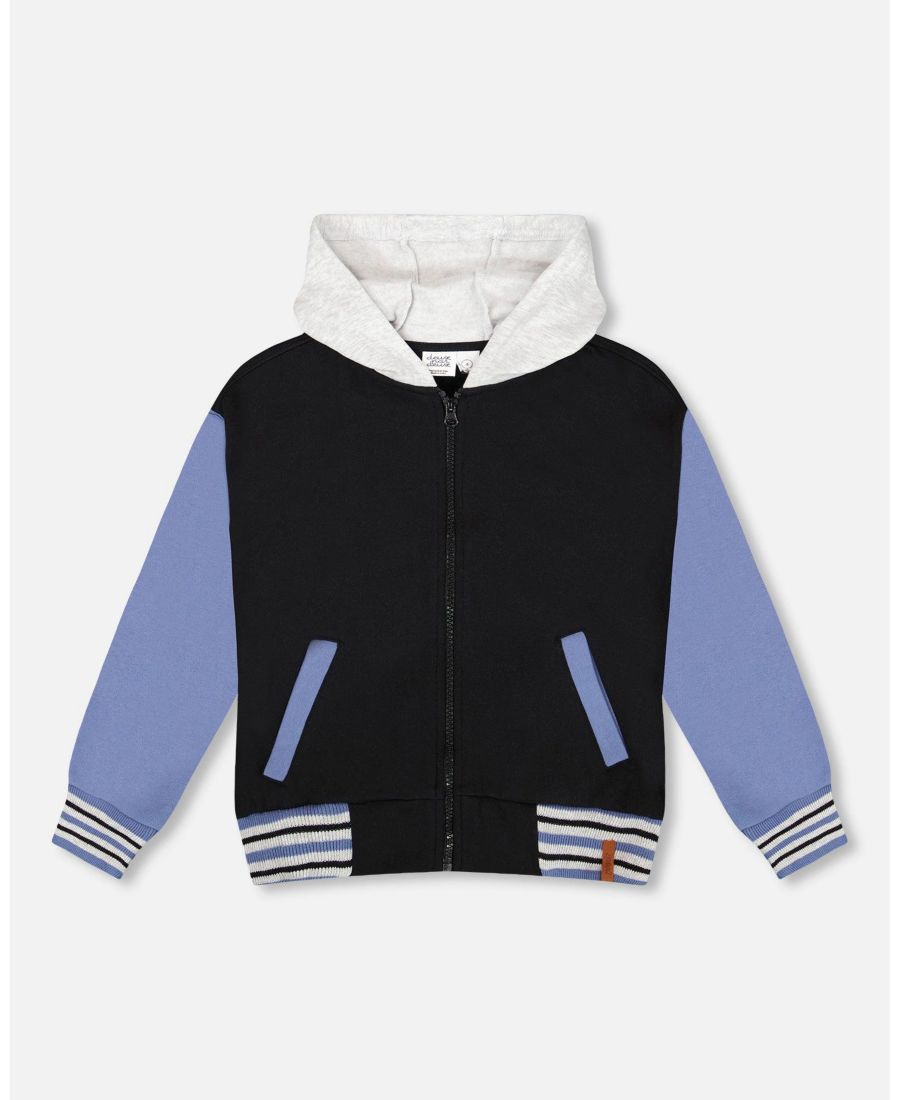 Детская флисовая куртка на молнии с капюшоном для мальчиков, черная - для малышей/детей Deux par Deux, Black
Детская флисовая куртка на молнии с капюшоном для мальчиков, черная - для малышей/детей Deux par Deux, Black