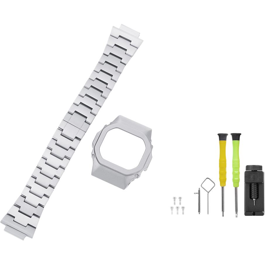 JERALAND Часы Protective Case Casio Aluminum Case Material Giant Wave Crafted Small Block 5600 Collection, Silver
JERALAND Часы Protective Case Casio Aluminum Case Material Giant Wave Crafted Small Block 5600 Collection, Silver