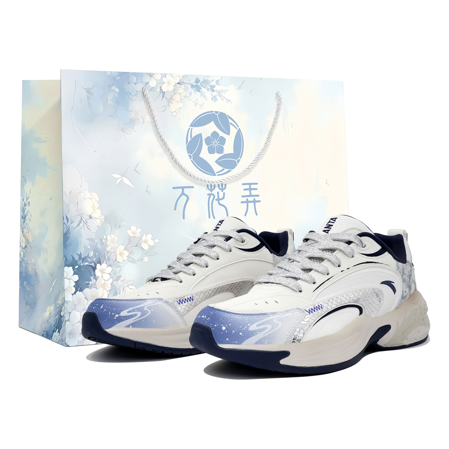 Антискользящие износостойкие мужские кеды Anta ACE низкие белые тёмно-синие
Антискользящие износостойкие мужские кеды Anta ACE низкие белые тёмно-синие