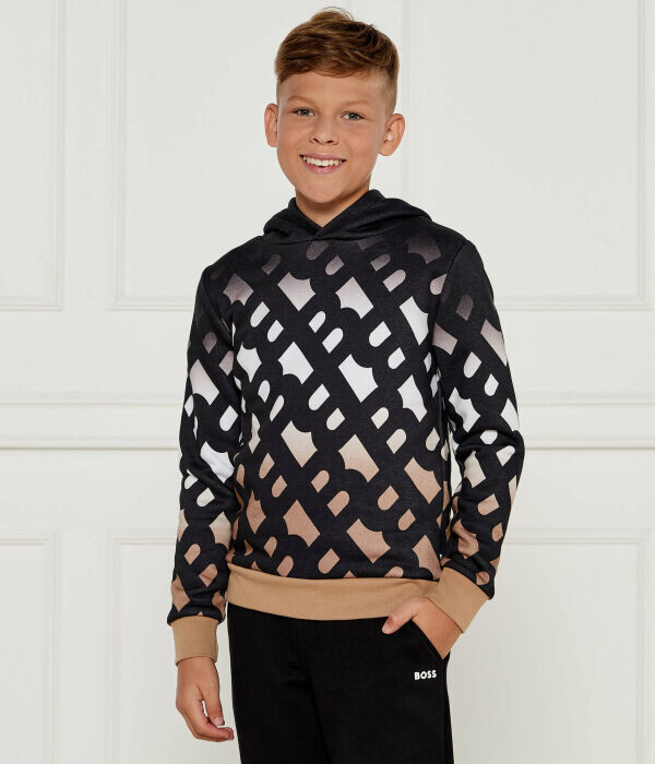 Толстовка детская Boss Kidswear с принтом, черный
Толстовка детская Boss Kidswear с принтом, черный