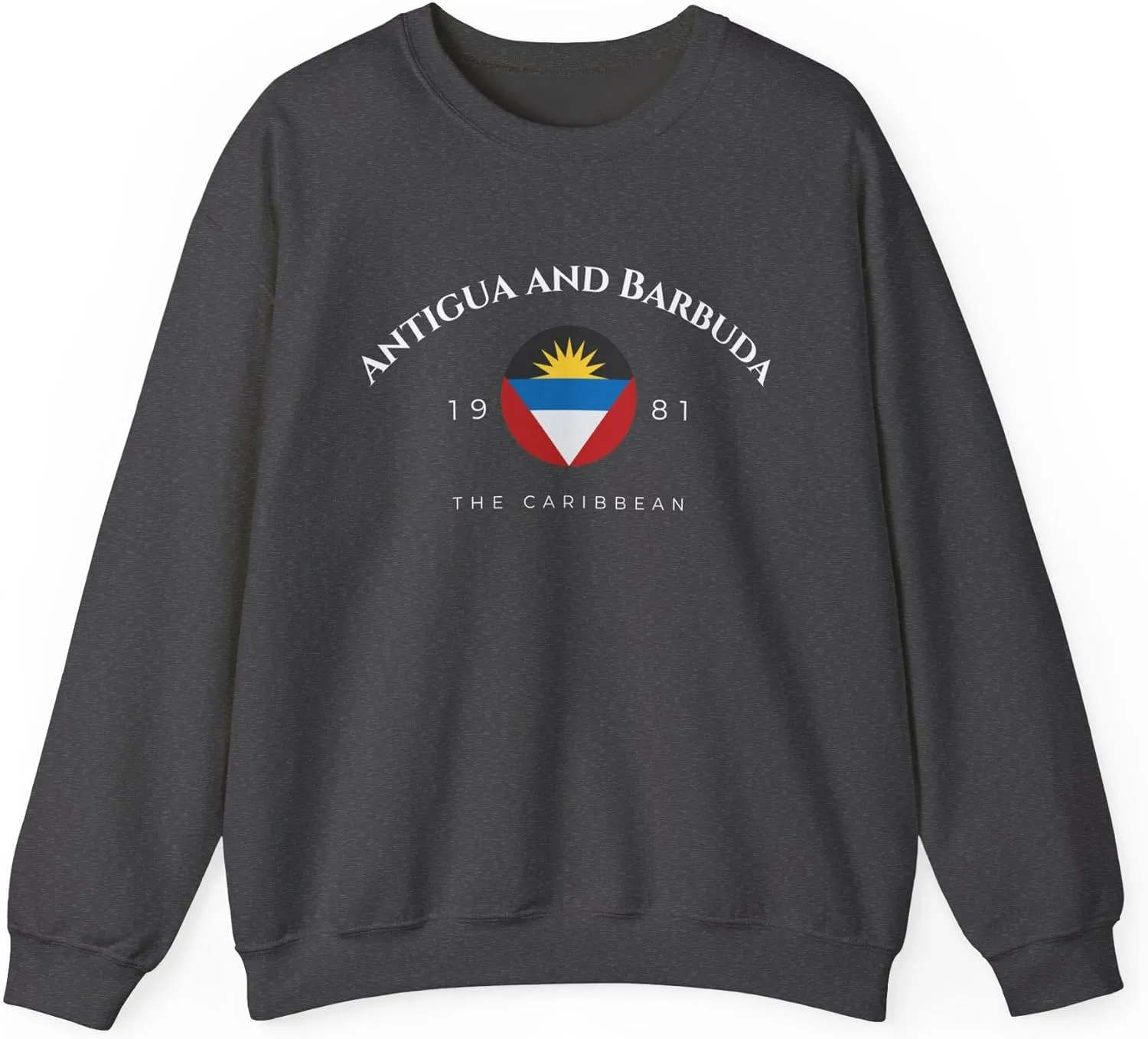 Толстовка Antigua and Barbuda The Caribbean Unisex Heavy Blend Crewneck с гербом
Толстовка Antigua and Barbuda The Caribbean Unisex Heavy Blend Crewneck с гербом