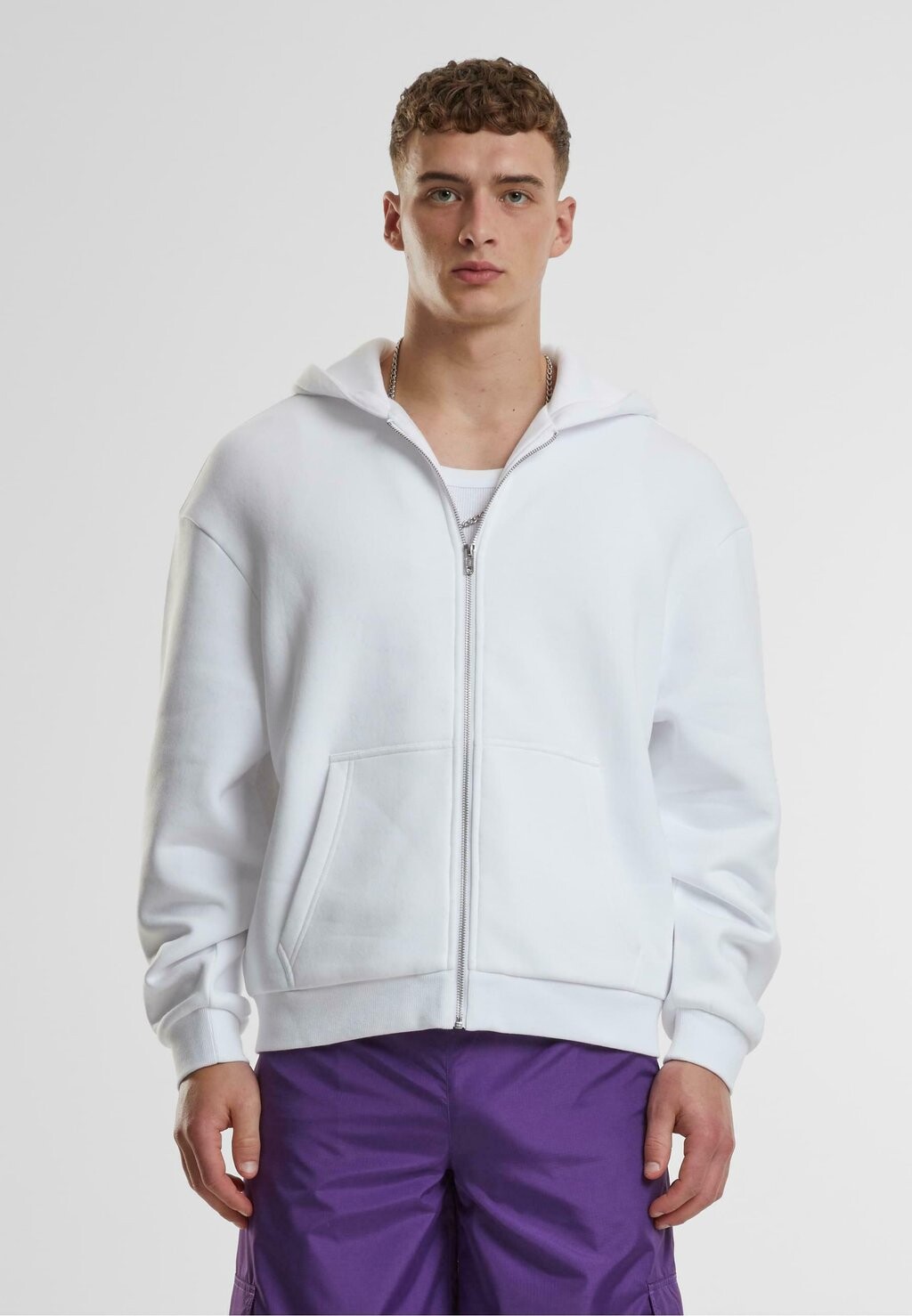 Толстовка на молнии Urban Classics, белый
Толстовка на молнии Urban Classics, белый