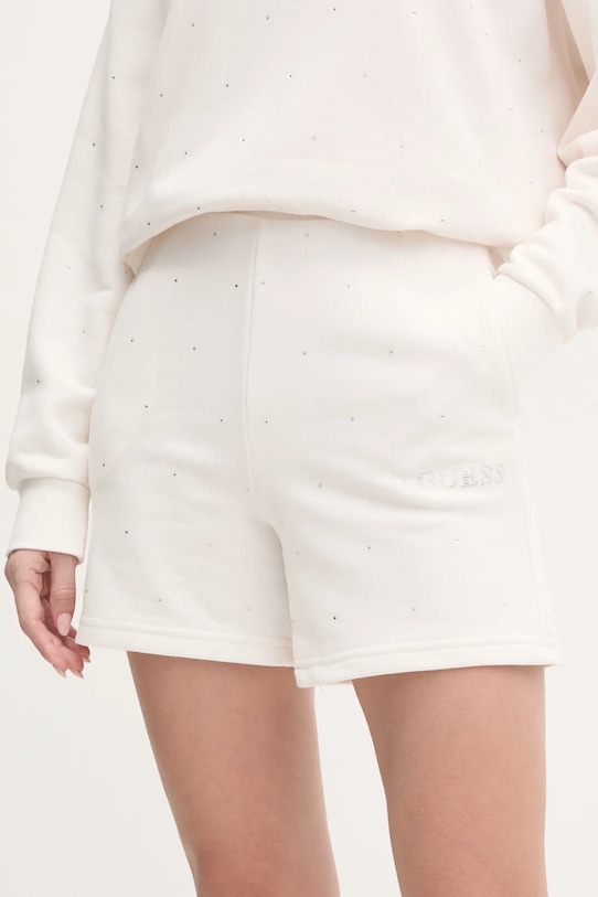 Шорты с камнями RHINESTONES Guess, бежевый
Шорты с камнями RHINESTONES Guess, бежевый