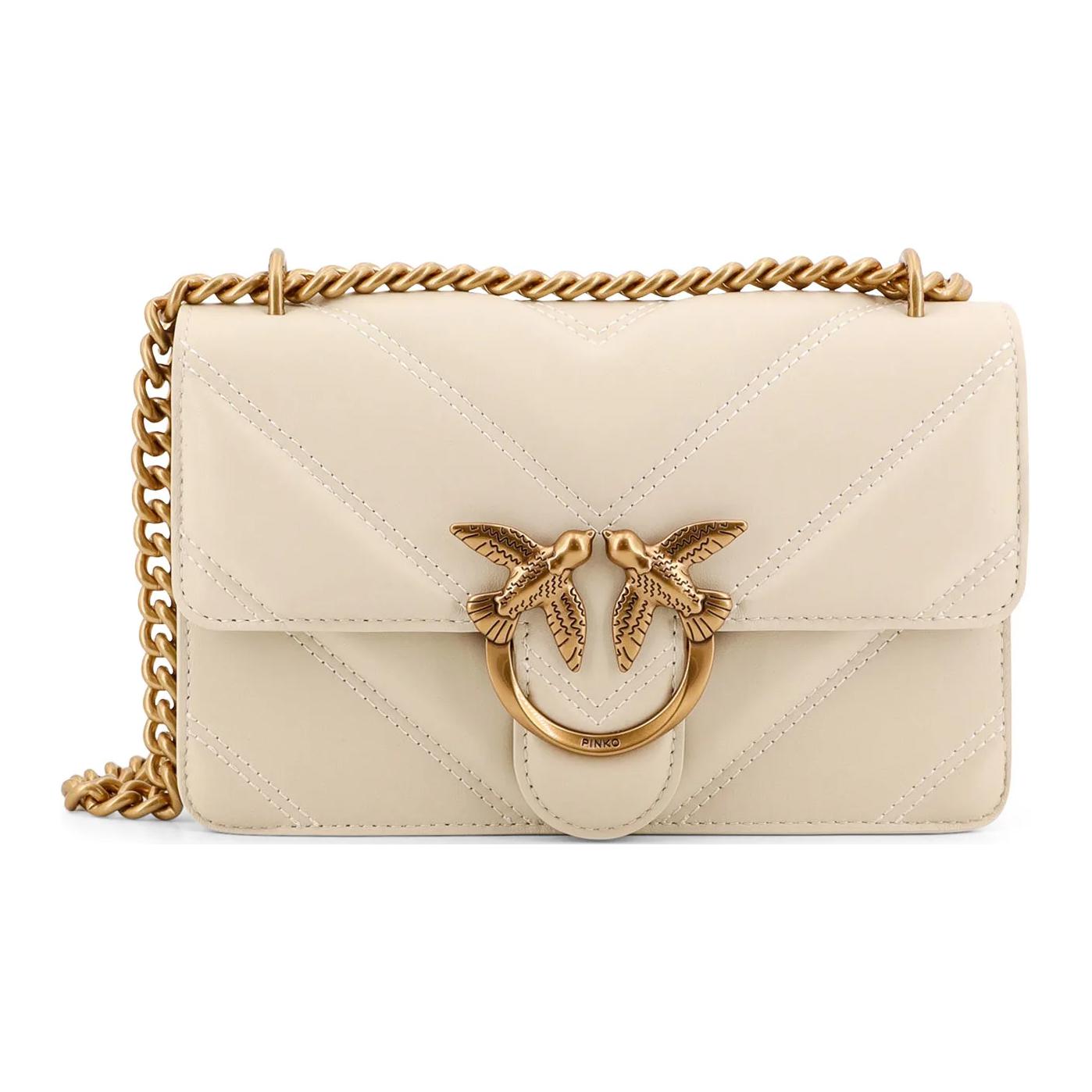 PINKO Любовь одна цепочка связанная мини сумка через плечо
PINKO Любовь одна цепочка связанная мини сумка через плечо