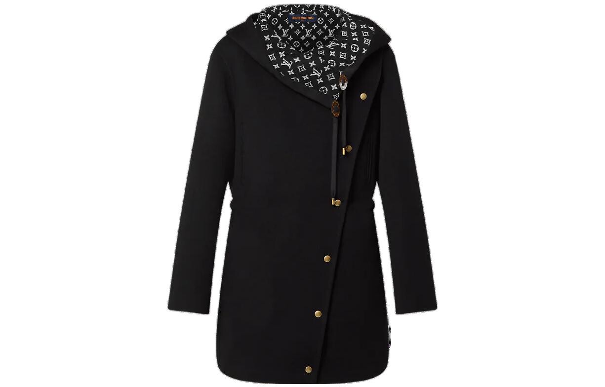 Пальто женское Louis Vuitton на пуговицах, черный
Пальто женское Louis Vuitton на пуговицах, черный