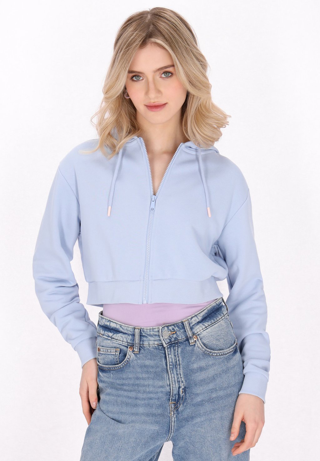 Толстовка на молнии myMo, светло-голубой
Толстовка на молнии myMo, светло-голубой