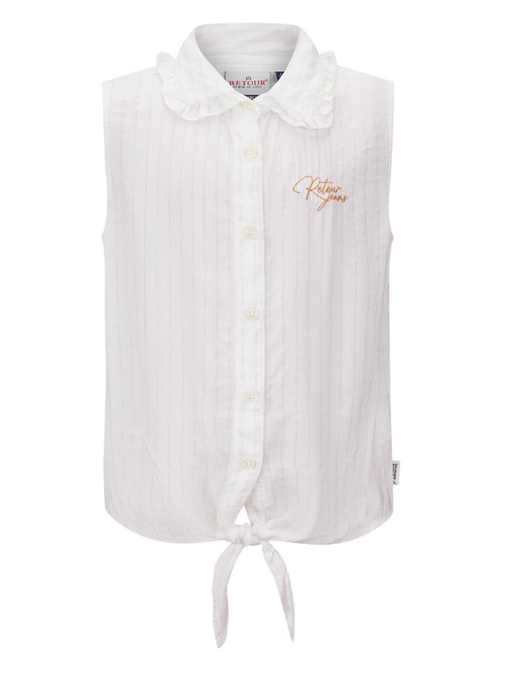 Блузка Retour, цвет weiß/beige
Блузка Retour, цвет weiß/beige