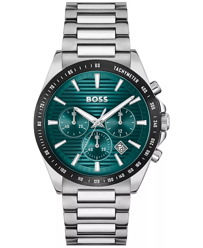 Мужские часы Strike Quartz Chronograph, серебристый корпус из нержавеющей стали, 41 мм Hugo Boss
Мужские часы Strike Quartz Chronograph, серебристый корпус из нержавеющей стали, 41 мм Hugo Boss