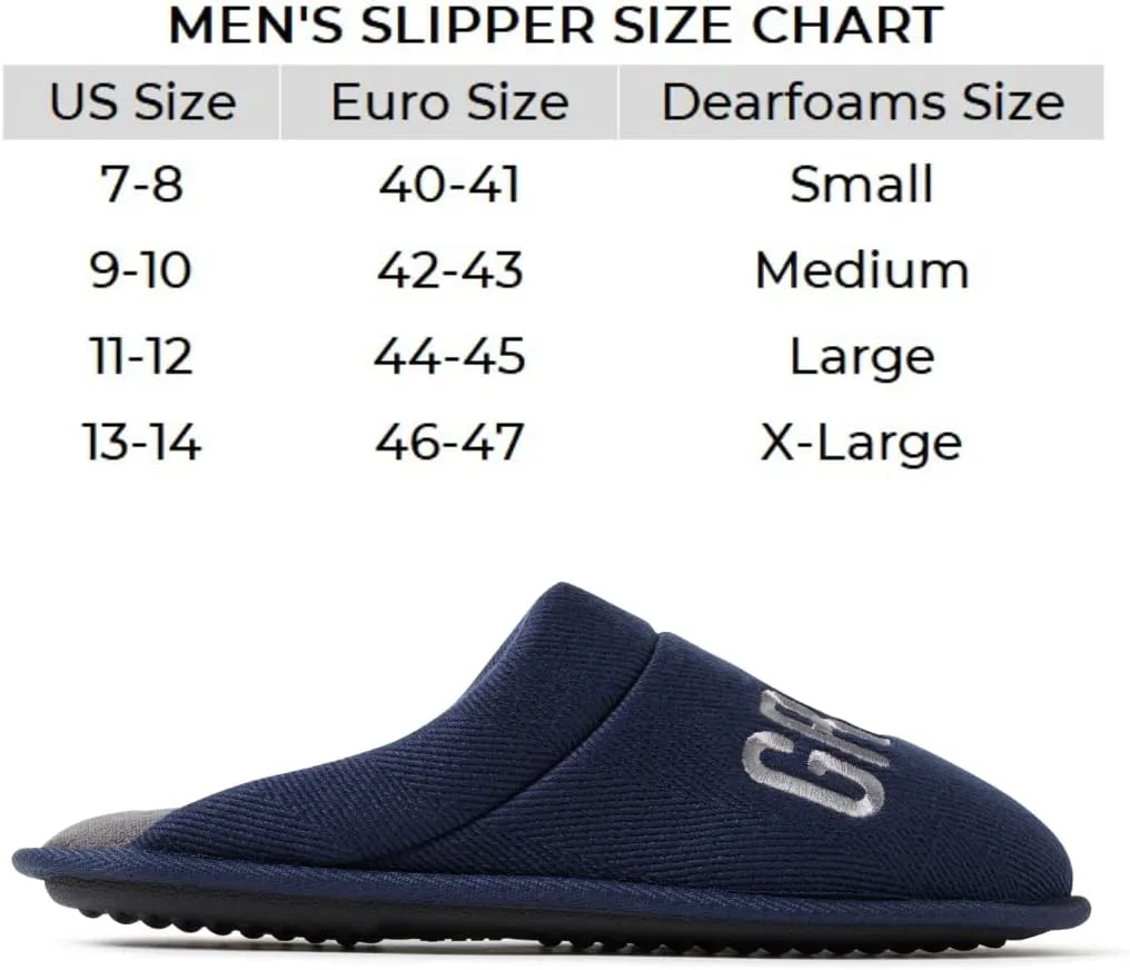 Мужские тапочки Dearfoams для жениха и дружков, подарок на свадьбу, модель Wedding Day Scuff, темно-синий
Мужские тапочки Dearfoams для жениха и дружков, подарок на свадьбу, модель Wedding Day Scuff, темно-синий