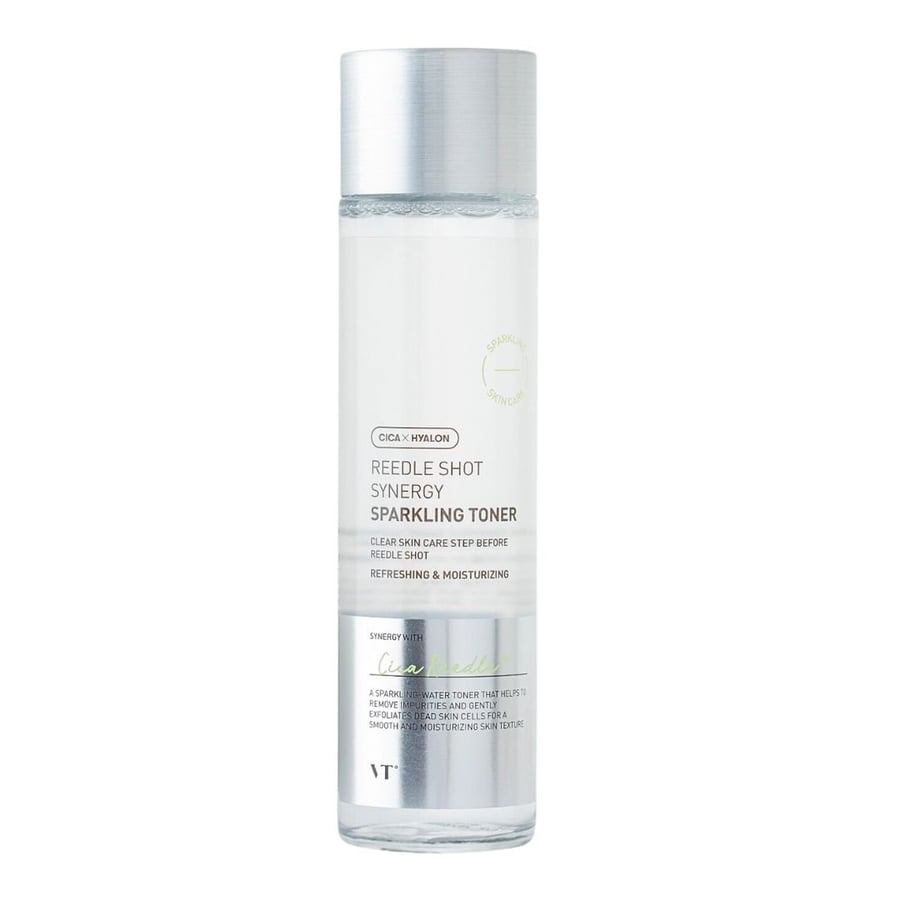 VT COSMETICS REEDLE SHOT SYNERGY SPARKLING TONER 150 мл - Сверкающий тоник для лица
VT COSMETICS REEDLE SHOT SYNERGY SPARKLING TONER 150 мл - Сверкающий тоник для лица
