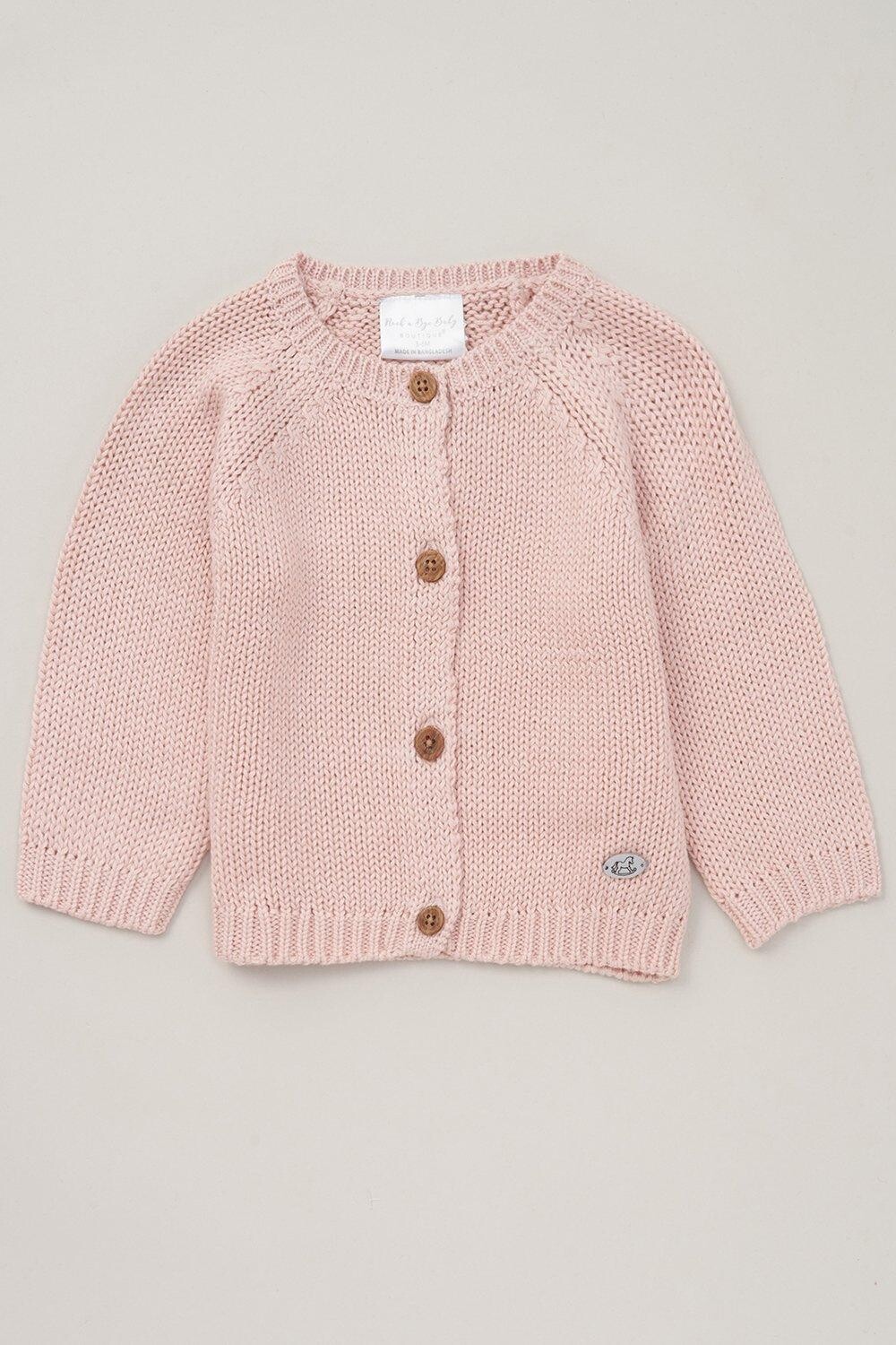 Хлопковый вязаный кардиган Rock a Bye Baby, розовый
Хлопковый вязаный кардиган Rock a Bye Baby, розовый