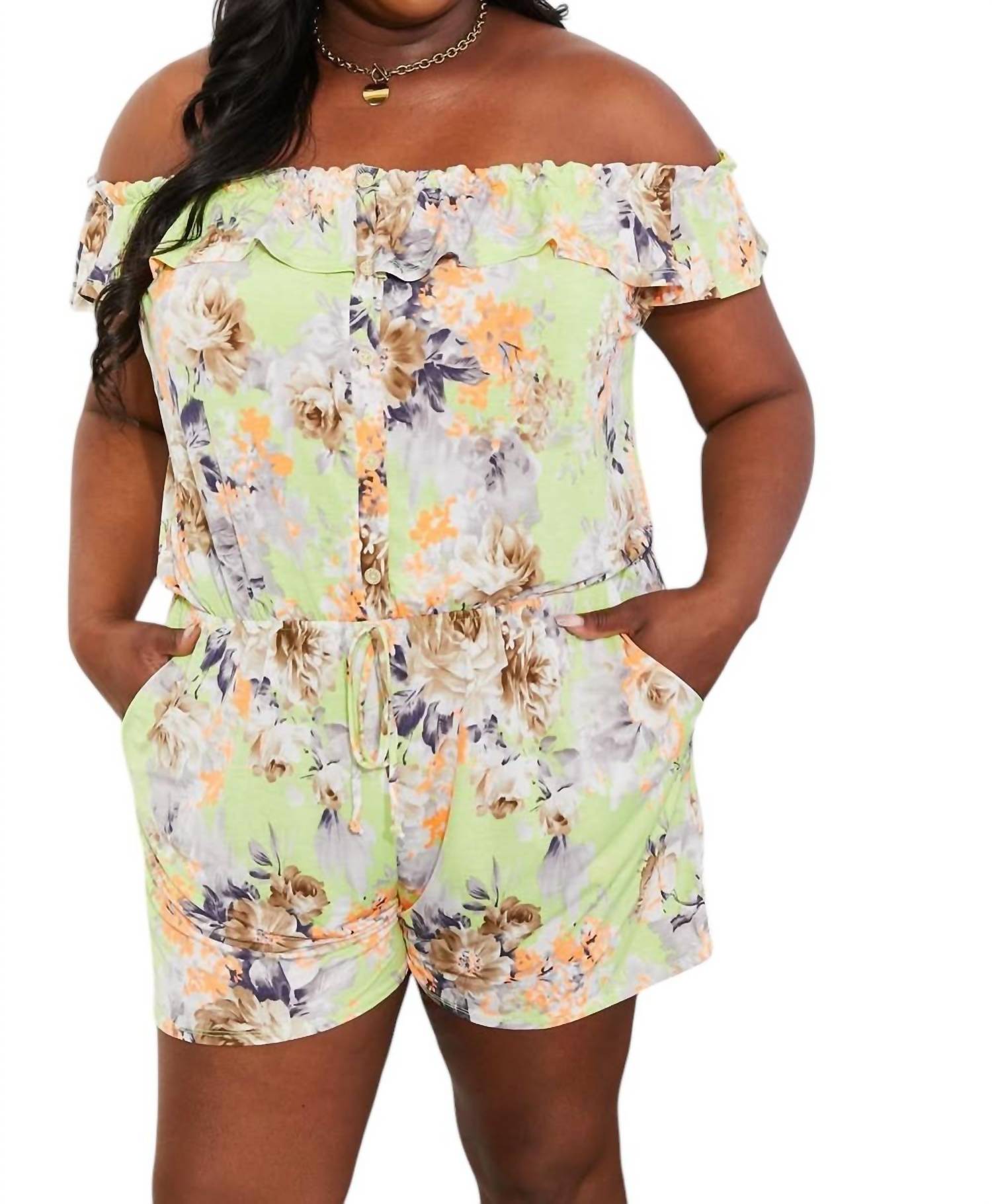 Полноразмерный комбинезон Pure Delight Floral с открытыми плечами в неоново-желтом цвете Sew In Love
Полноразмерный комбинезон Pure Delight Floral с открытыми плечами в неоново-желтом цвете Sew In Love