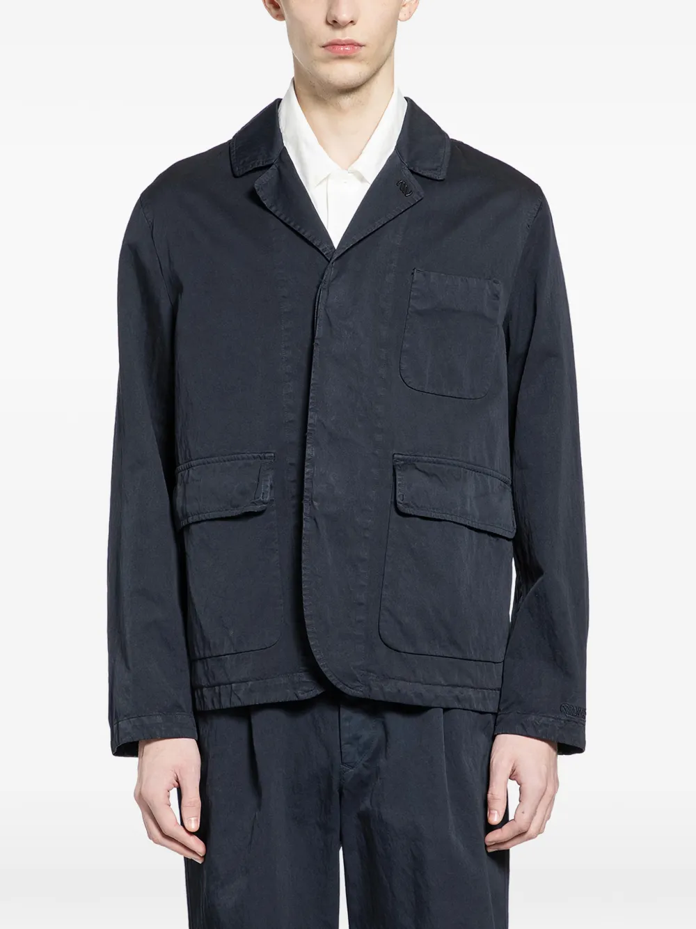 Пиджак из габардина с карманами Massimo Osti Studio, черный
Пиджак из габардина с карманами Massimo Osti Studio, черный