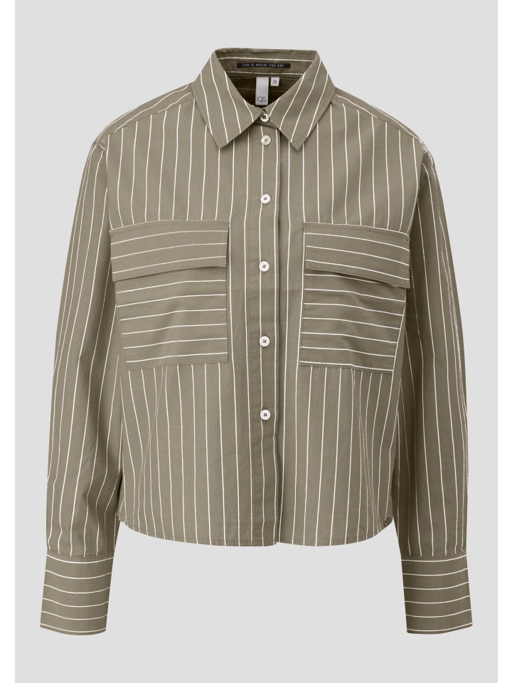 Блузка 78G0_светло-оливкового цвета QS
Блузка 78G0_светло-оливкового цвета QS