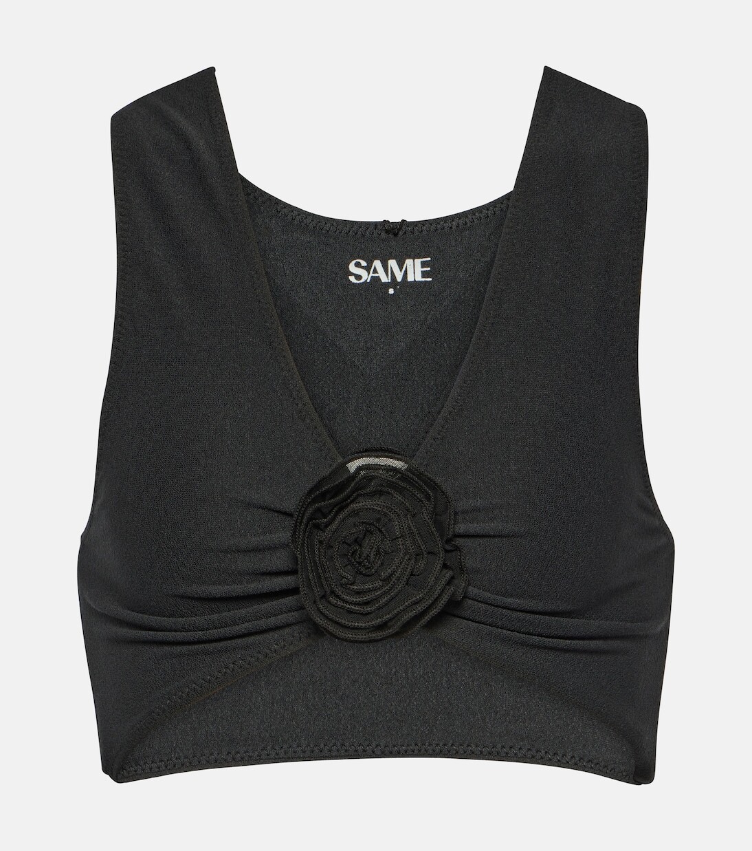 Лиф бикини с цветочной аппликацией в виде роз Same, черный
Лиф бикини с цветочной аппликацией в виде роз Same, черный