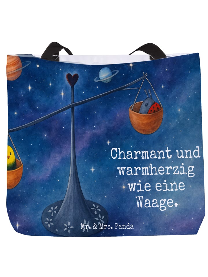 Сумка-шоппер с рисунком и надписью со знаком зодиака Весы в белом цвете Mr. & Mrs. Panda
Сумка-шоппер с рисунком и надписью со знаком зодиака Весы в белом цвете Mr. & Mrs. Panda